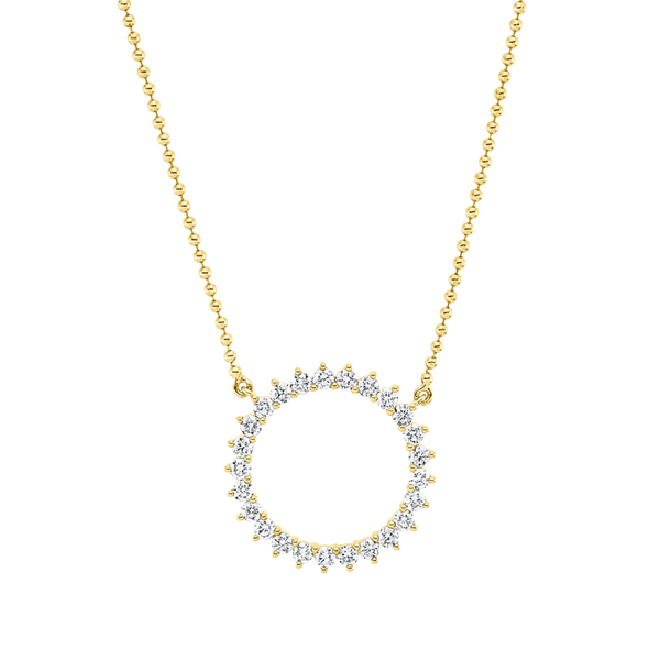 Brogle Classic Kette mit Diamantkreis Brogle Classic Kette mit Diamantkreis