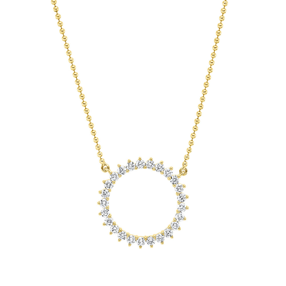 Brogle Classic Kette mit Diamantkreis Brogle Classic Kette mit Diamantkreis