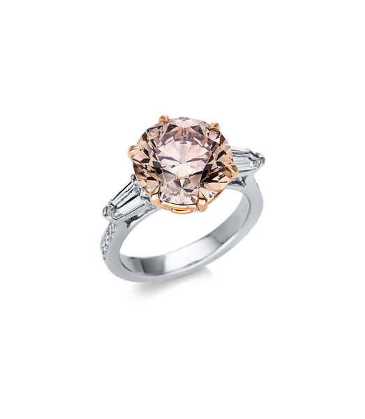 Brogle bicolor solitaire ring Brogle bicolor solitaire ring