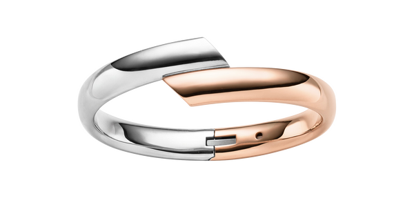 Brogle Classic bicolour gold bangle 9.5mm