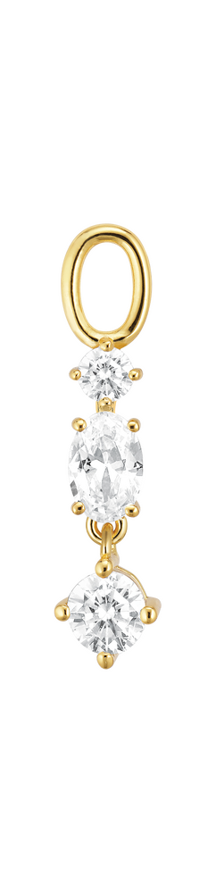 18 Karat vergoldetes Silber