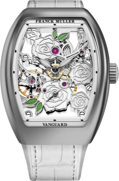 Franck Muller Vanguard Rose Skeleton 42.3 x 32mm