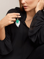 Tamara Comolli India Leaf Onyx S Anhänger