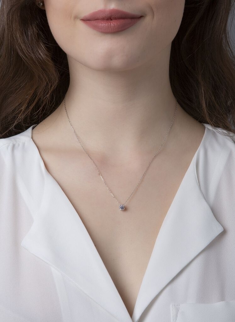Brogle Selection necklace with pendant Sophie up to 0.5 carat Brogle Selection necklace with pendant Sophie up to 0.5 carat
