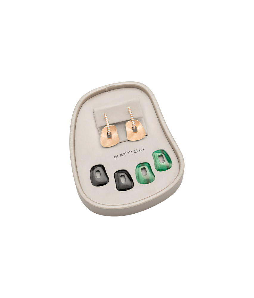 Mattioli Puzzle earring box, small with 3 pairs of puzzles Mattioli Puzzle earring box, small with 3 pairs of puzzles