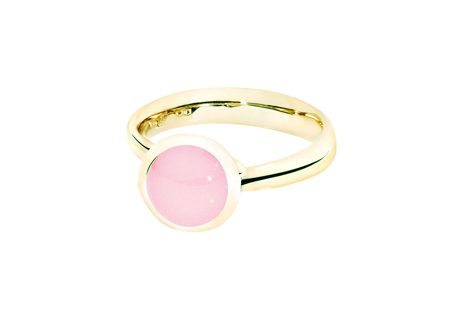 Tamara Comolli Bouton pinkfarbener Chalcedon S Ring Tamara Comolli Bouton pinkfarbener Chalcedon S Ring
