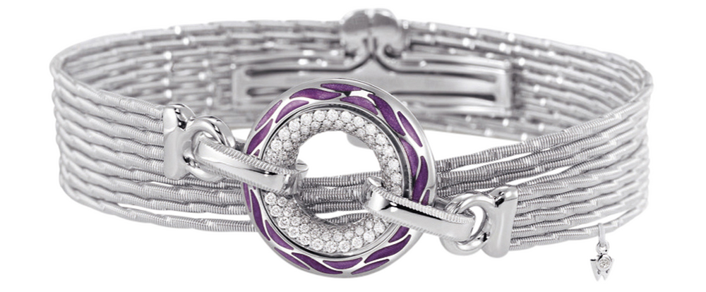 Wellendorff Purple Magic Bracelet with Pendant