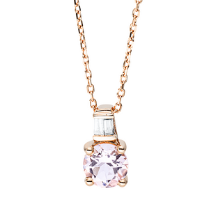 Brogle Selection Felicity necklace with morganite pendant