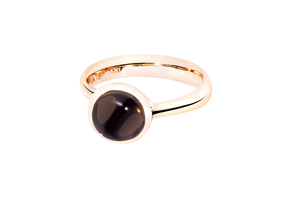 Tamara Comolli Bouton Rauchquarz S Ring Tamara Comolli Bouton Rauchquarz S Ring