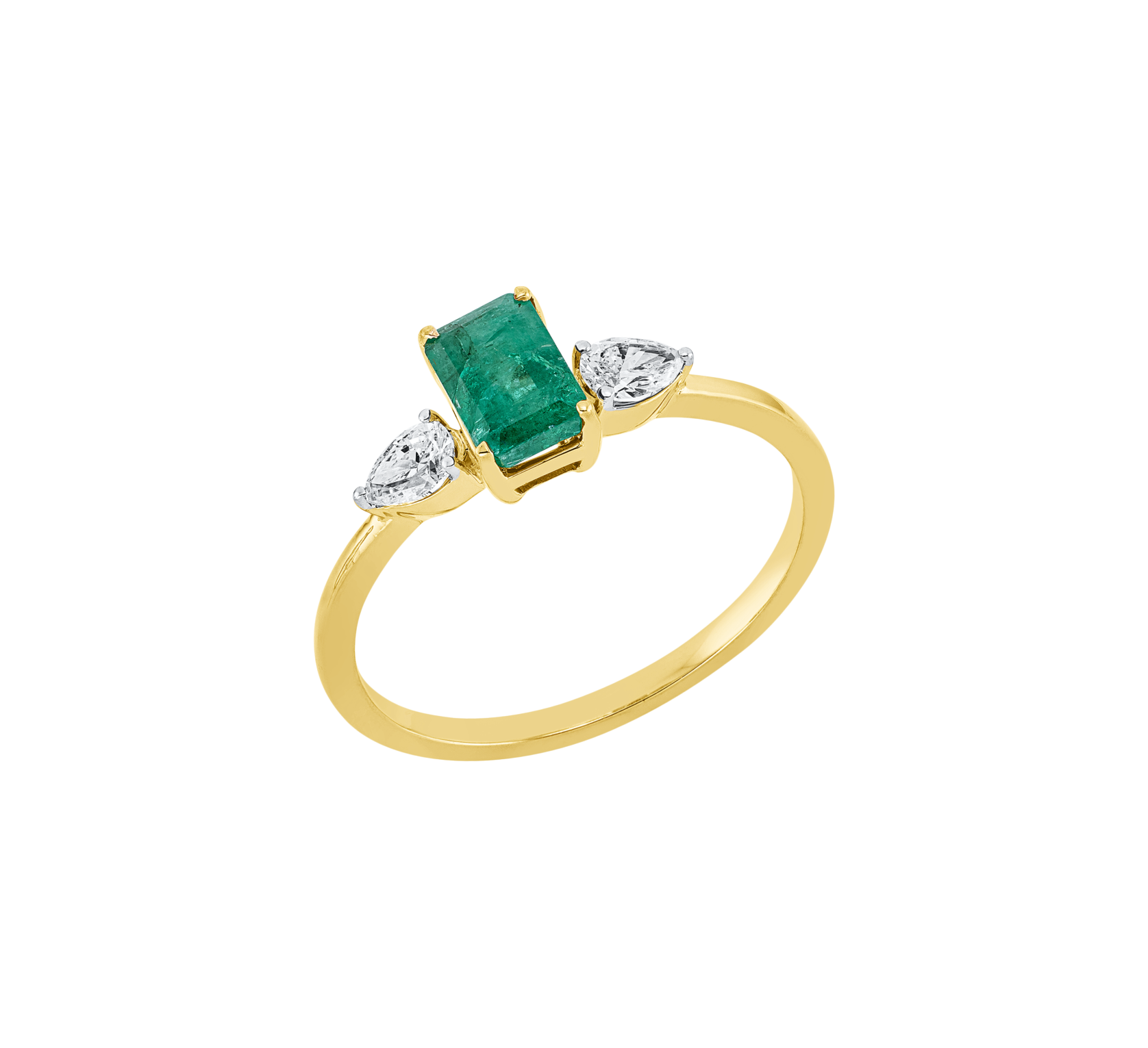 Brogle Classic emerald ring