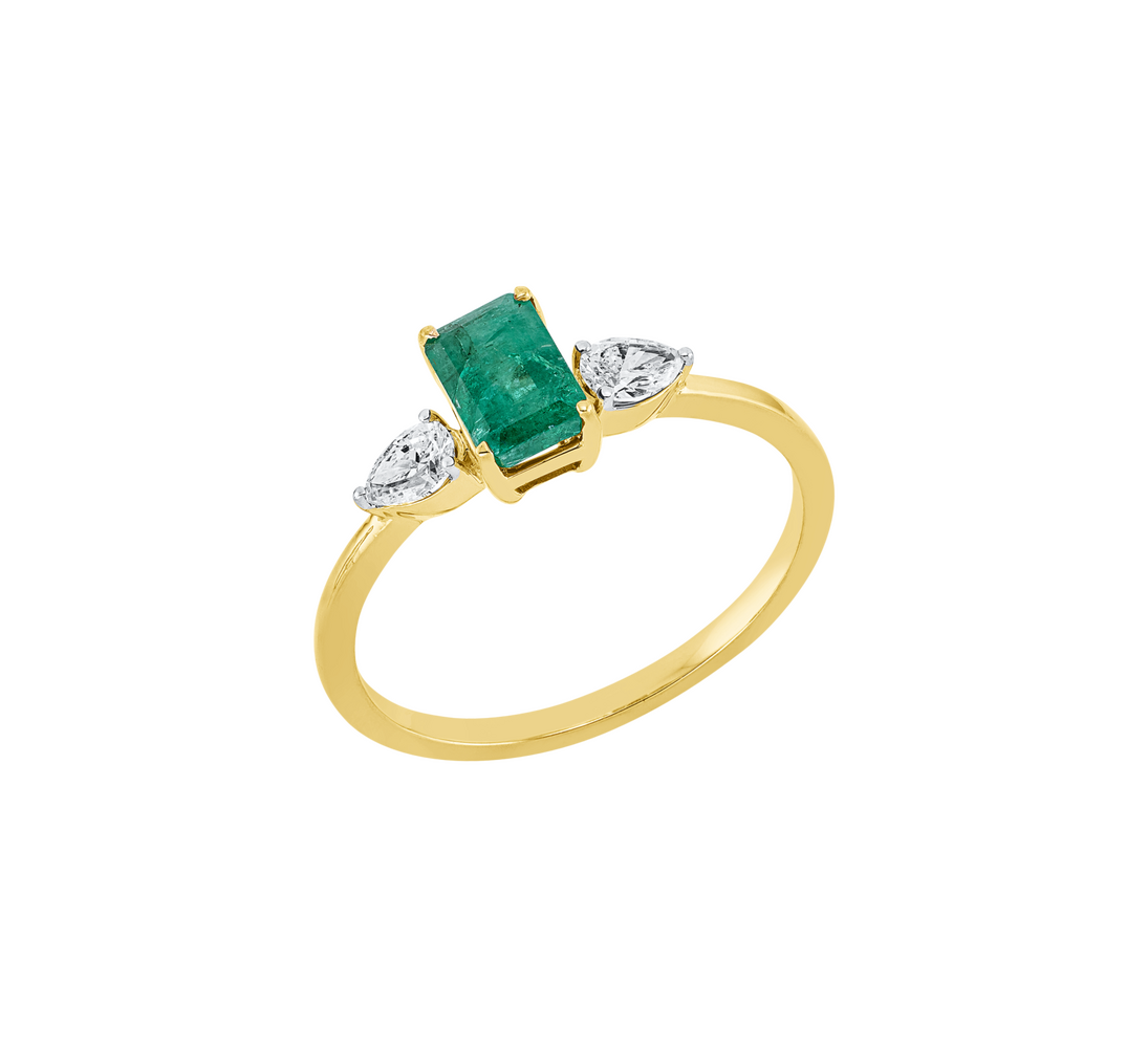 Brogle Classic emerald ring