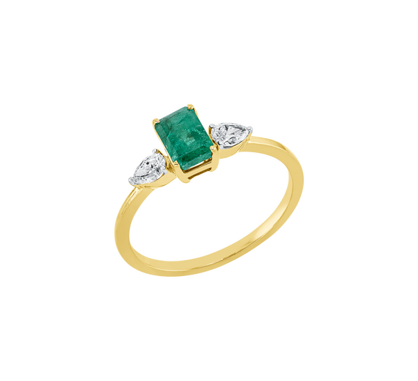 Brogle Classic emerald ring