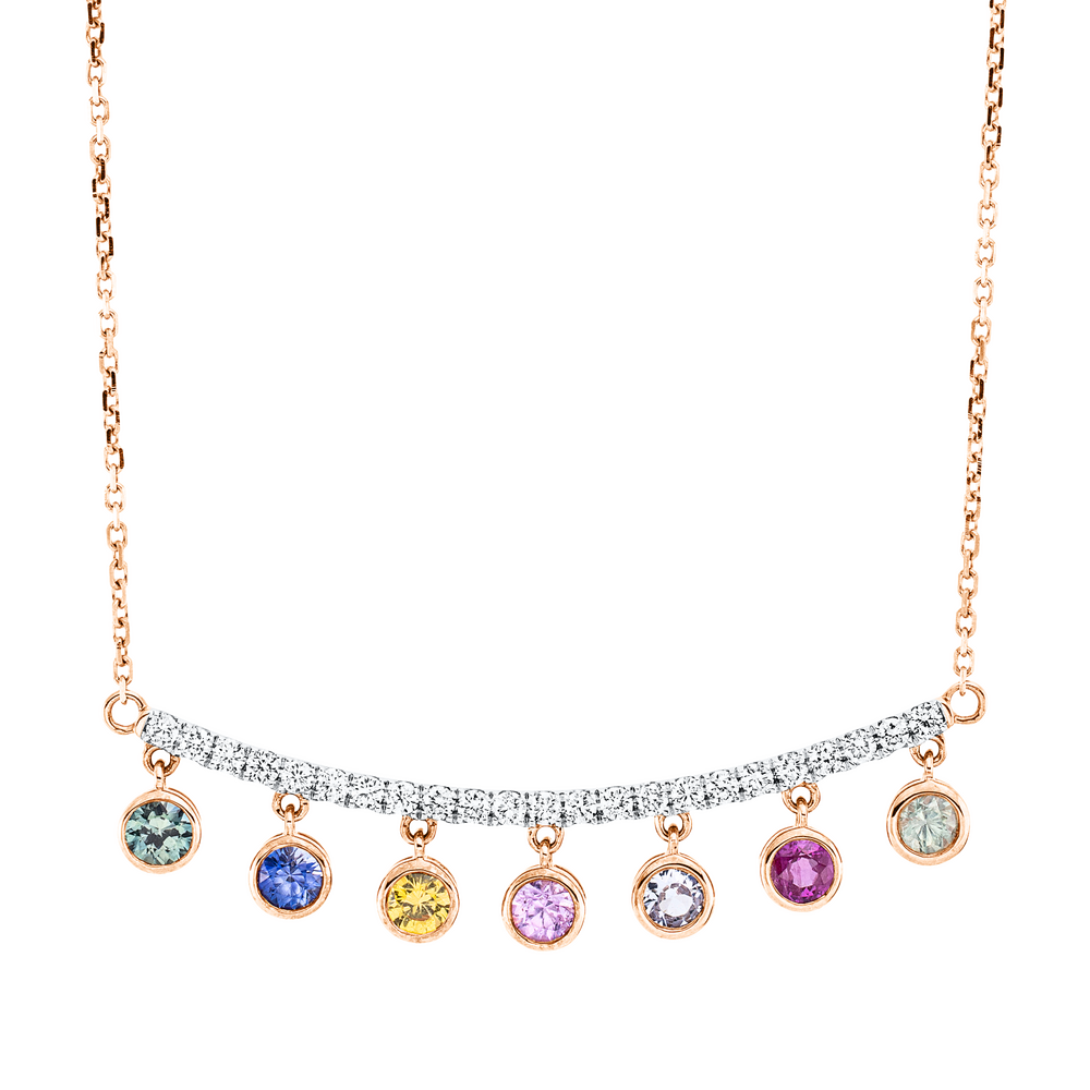 Brogle Selection Rainbow necklace