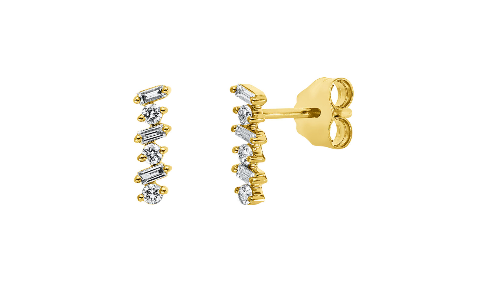 Brogle Classic diamond stud earrings