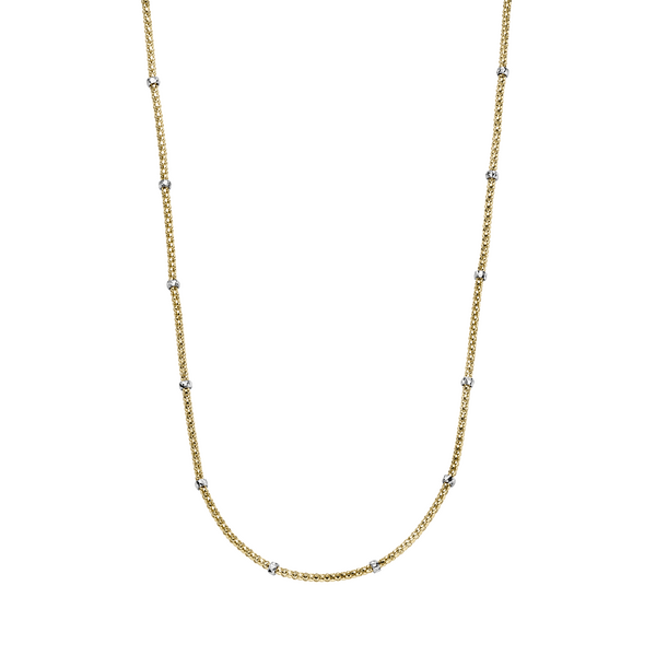 Brogle Classic raspberry bicolor gold chain 2mm