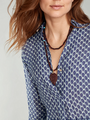 Tamara Comolli India Snake Wood Necklace with Pendant