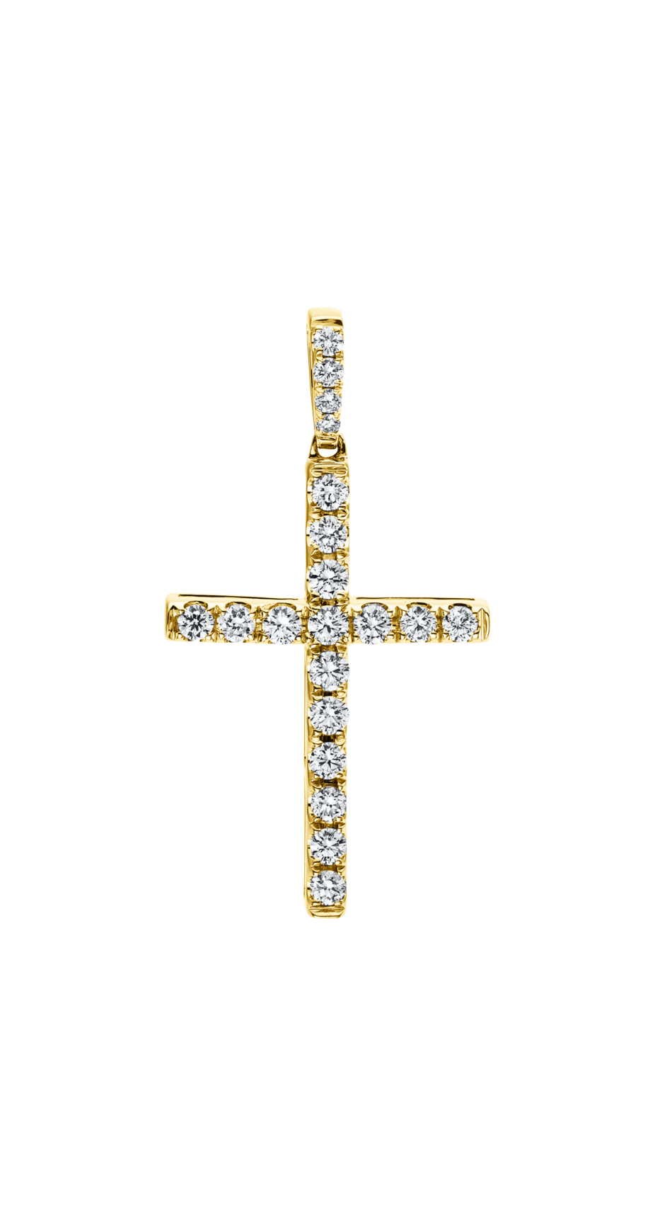 Brogle Classic Kreuzanhänger mit Diamanten