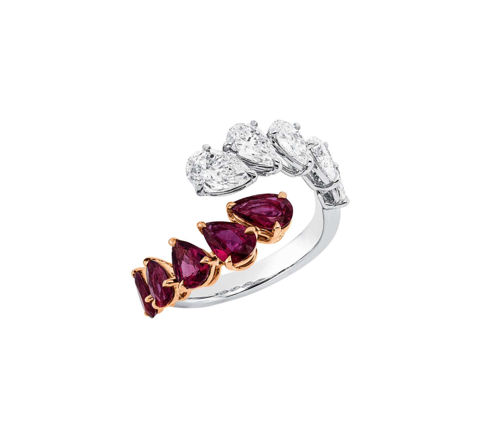 Brogle Selection bicolour ruby ring Brogle Selection bicolour ruby ring