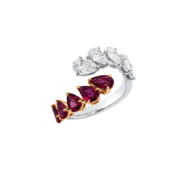 Brogle Selection bicolour ruby ring Brogle Selection bicolour ruby ring