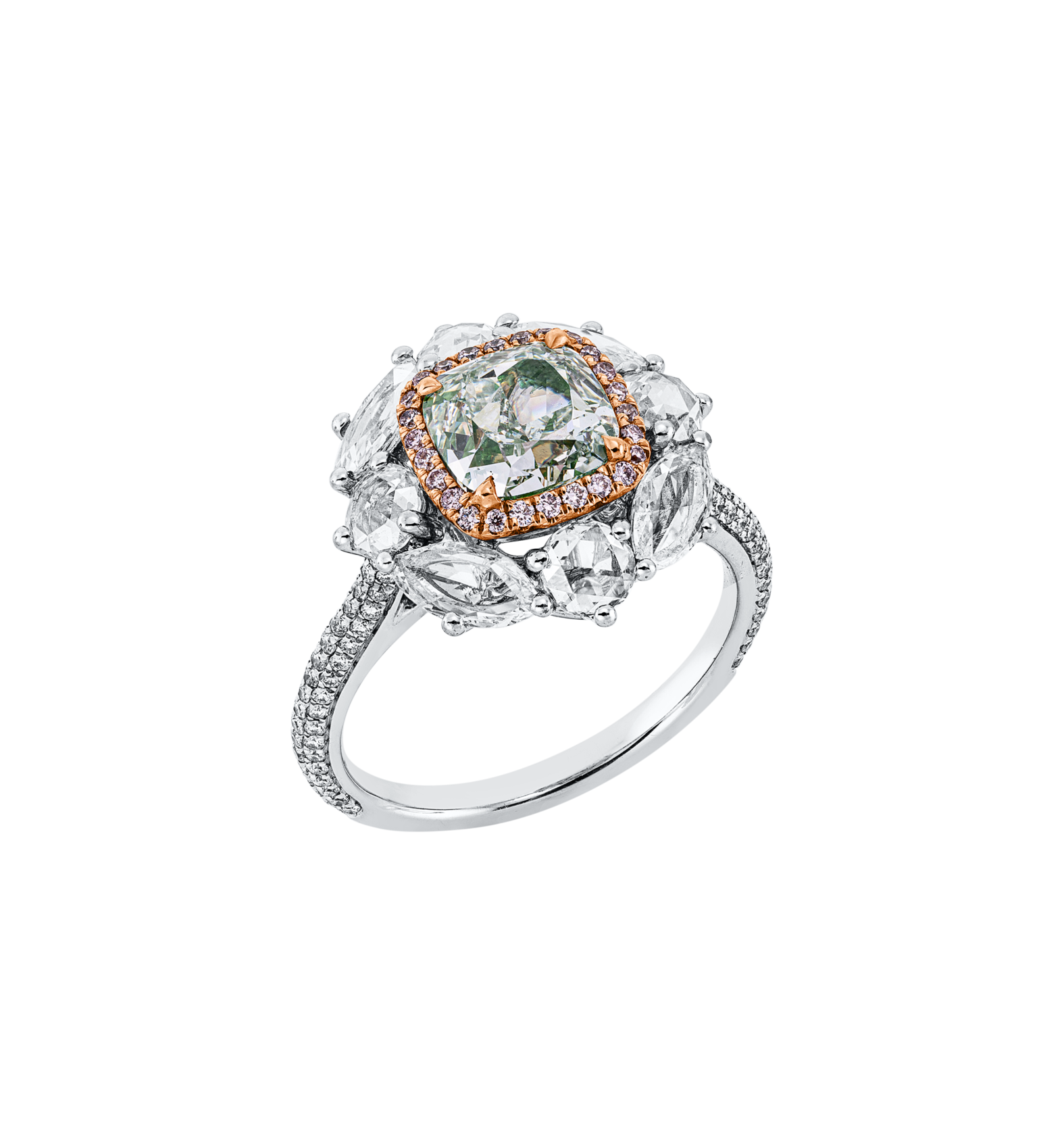 Brogle Selection Bicolor diamond ring