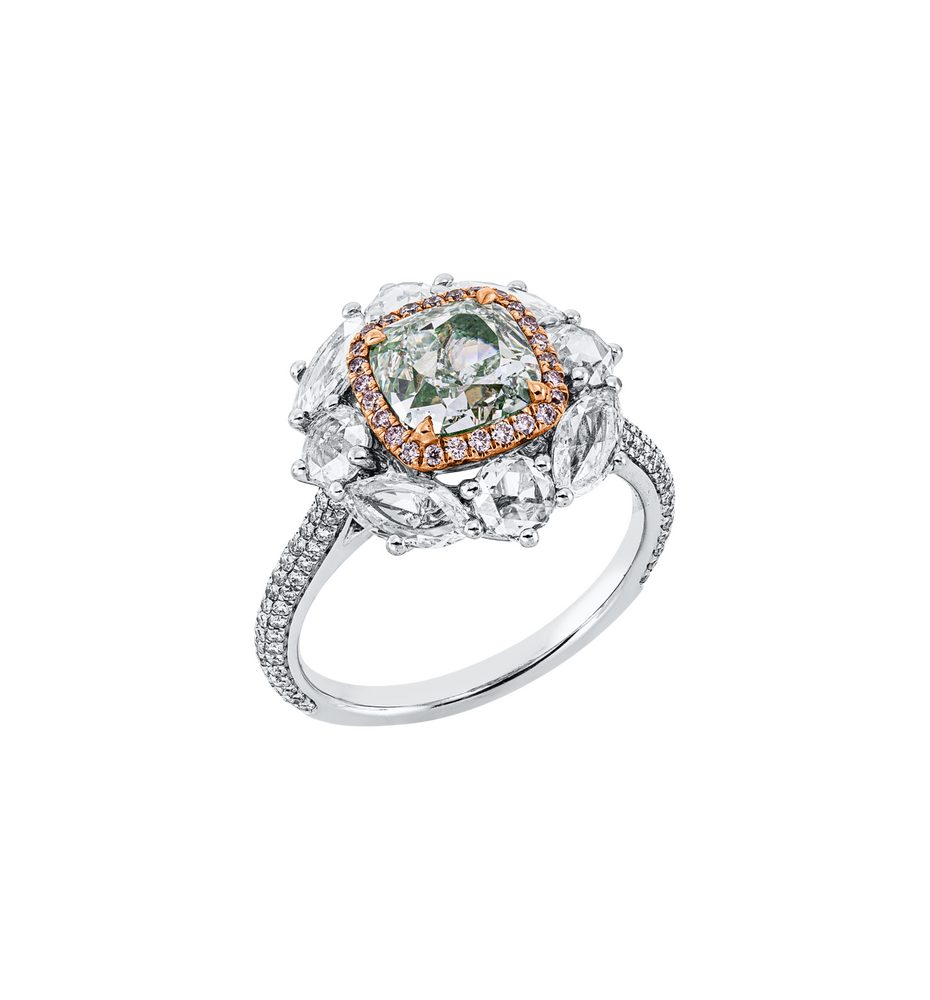 Brogle Selection Bicolor diamond ring