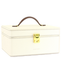 Friedrich Jewelry Case Ascot - Ivory White/Brown