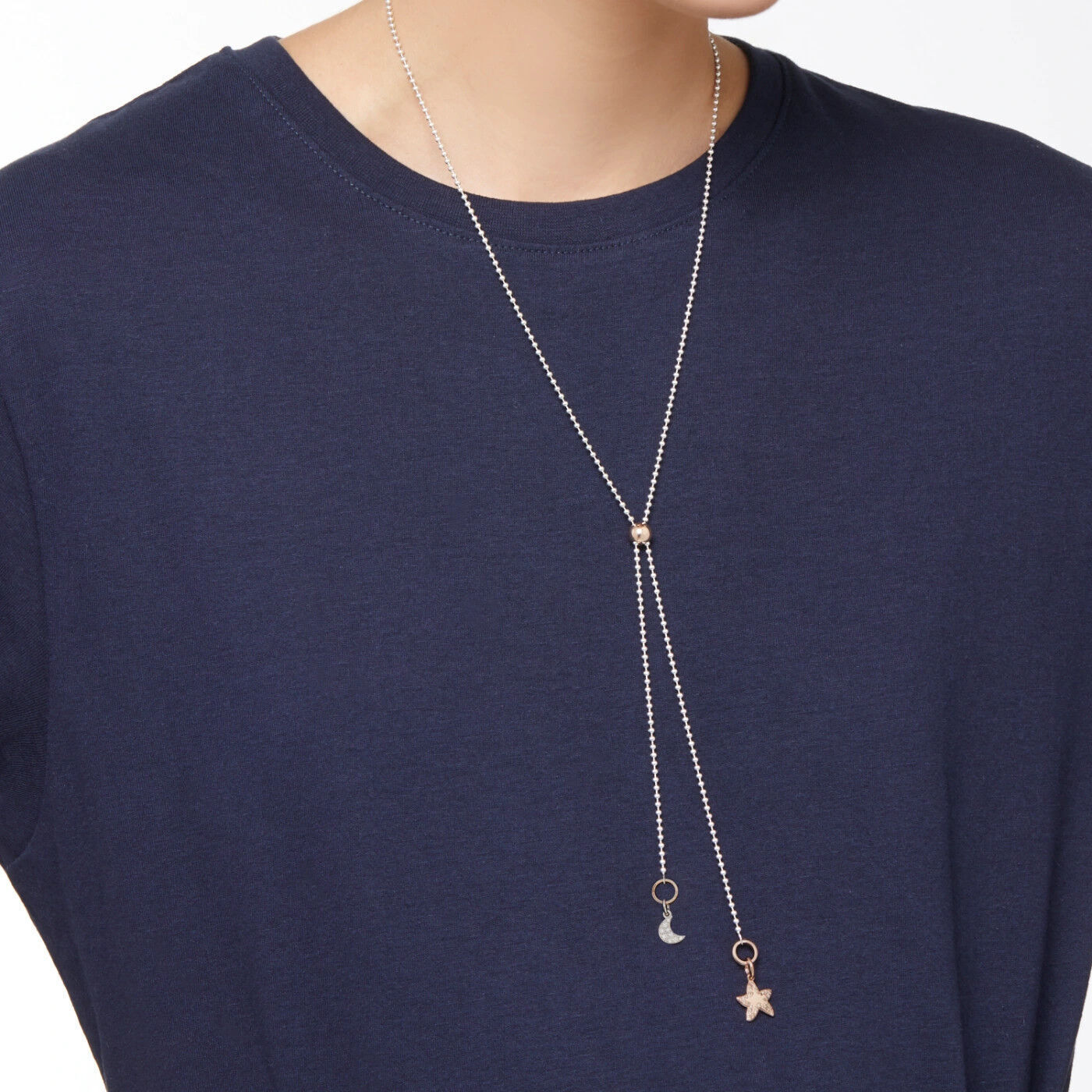 Dodo Bollicine with sliding nugget necklace