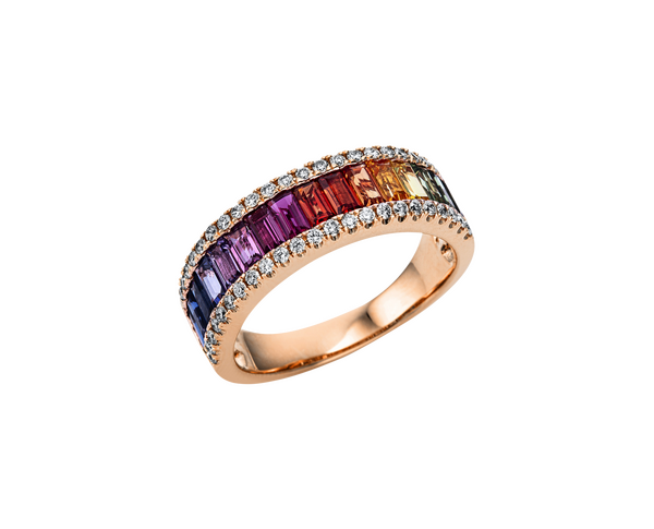 Brogle Classic Sapphire Ring Rainbow Brogle Classic Sapphire Ring Rainbow