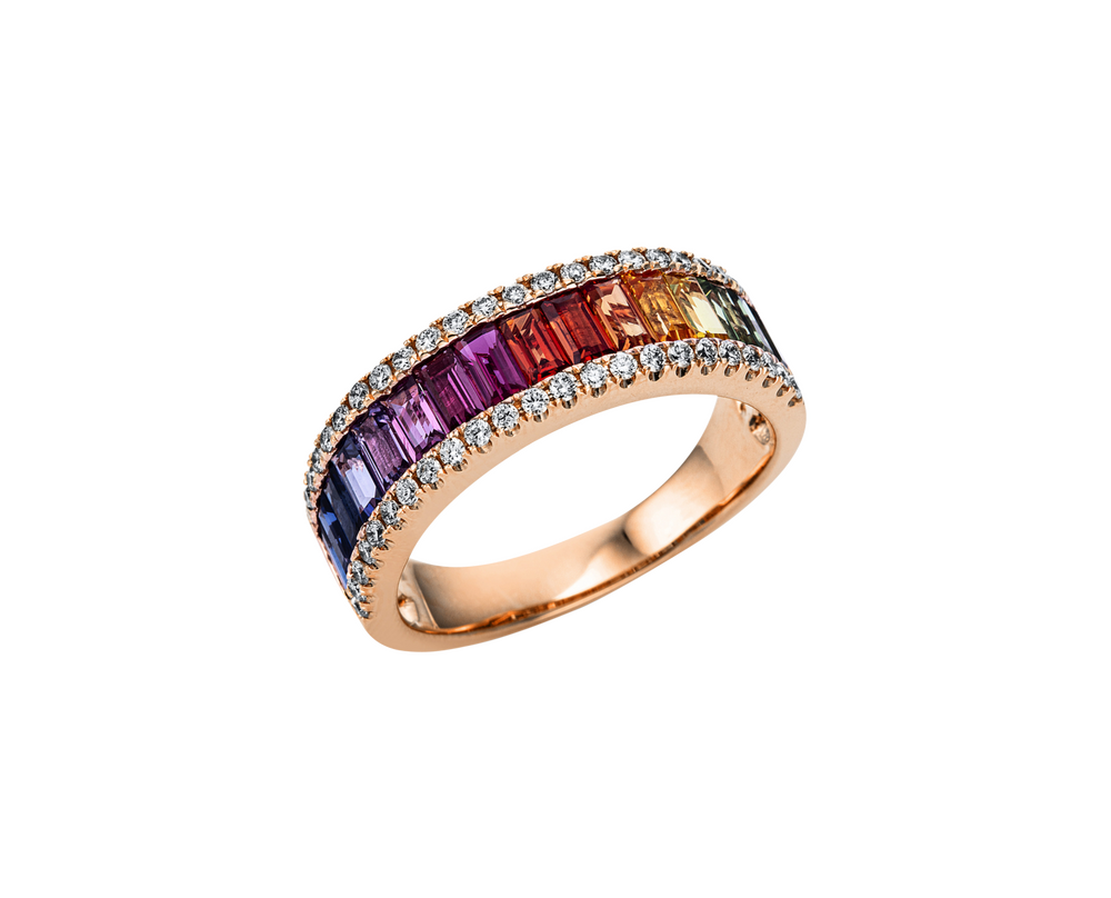 Brogle Classic Sapphire Ring Rainbow Brogle Classic Sapphire Ring Rainbow
