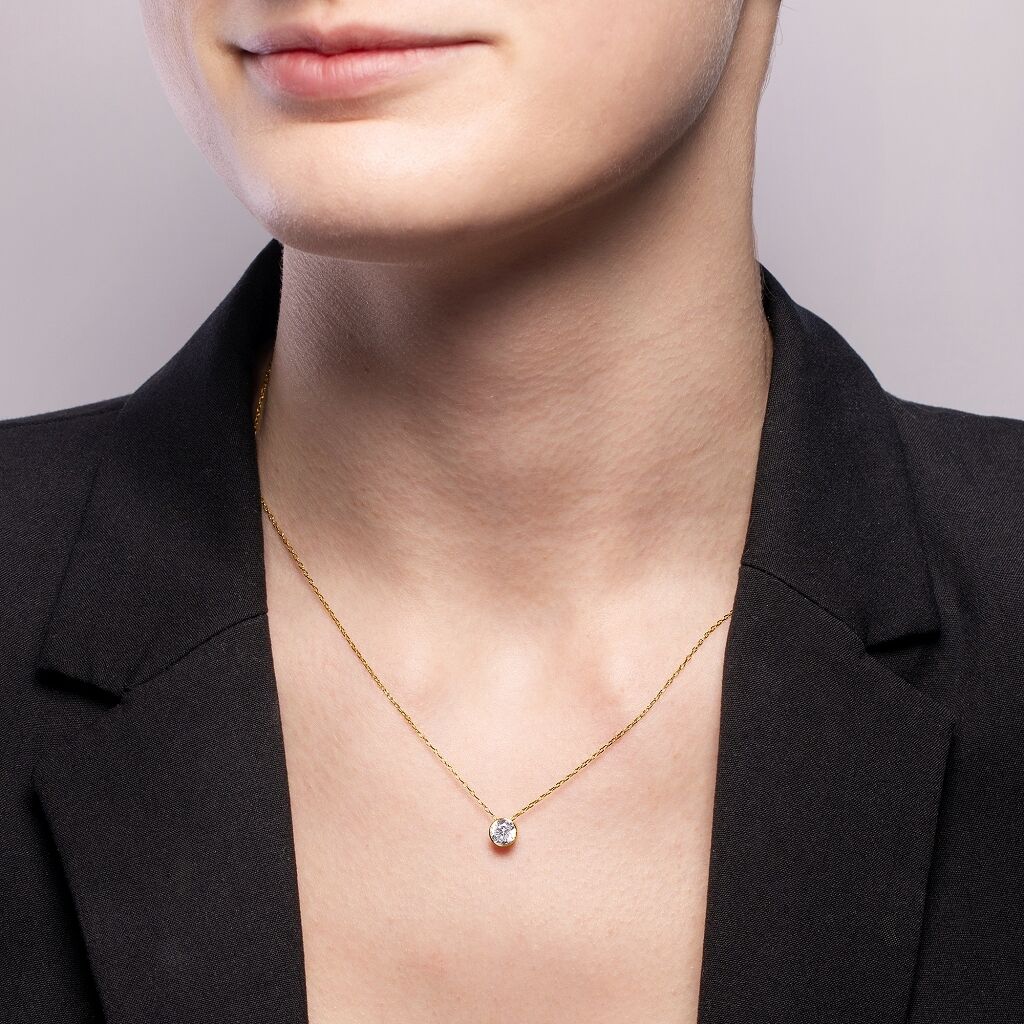 Brogle solitaire necklace Sophie from 0.7 carat Brogle solitaire necklace Sophie from 0.7 carat