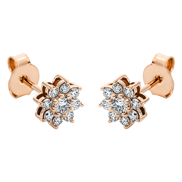 Brogle Selection Illusion diamond stud earrings