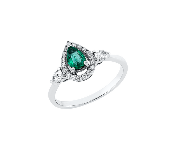 Brogle Classic emerald ring
