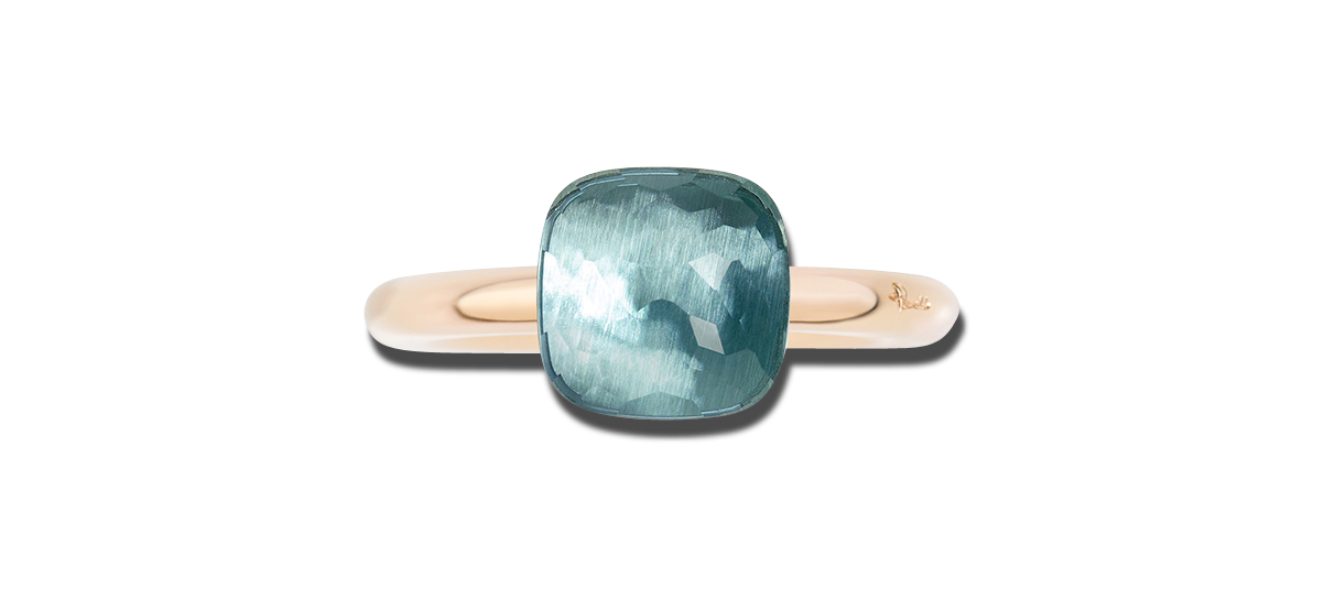 Pomellato Nudo Petit Blautopas Ring Pomellato Nudo Petit Blautopas Ring