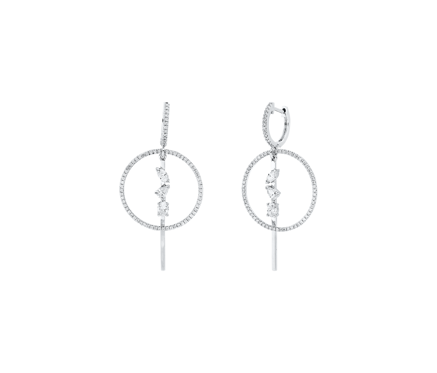 Brogle Classic diamond earrings Brogle Classic diamond earrings