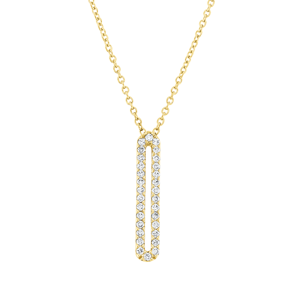 Brogle Classic necklace with diamond pendant