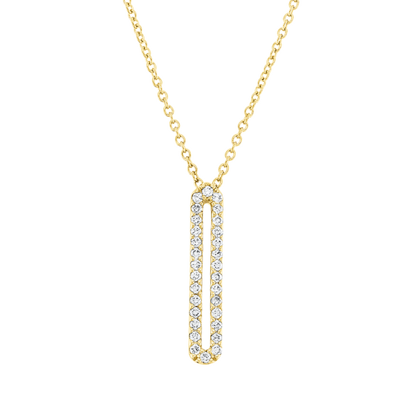 Brogle Classic necklace with diamond pendant Brogle Classic necklace with diamond pendant