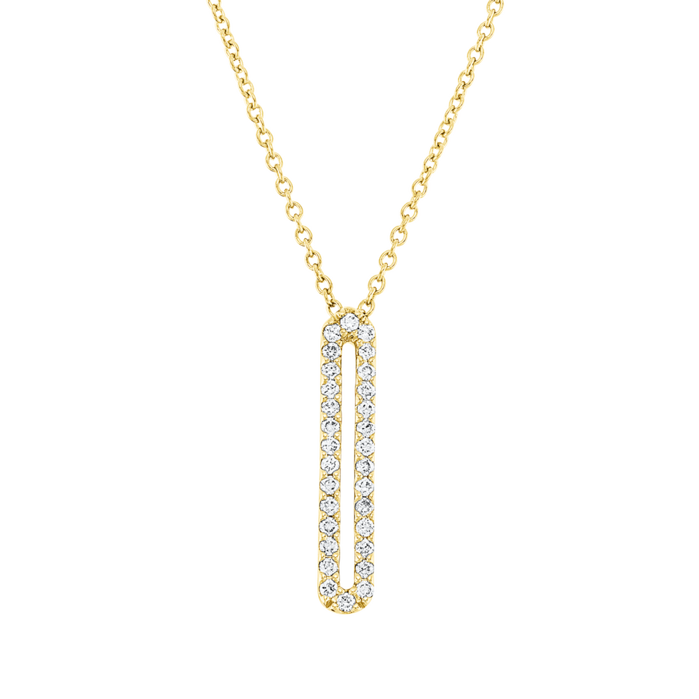 Brogle Classic necklace with diamond pendant Brogle Classic necklace with diamond pendant