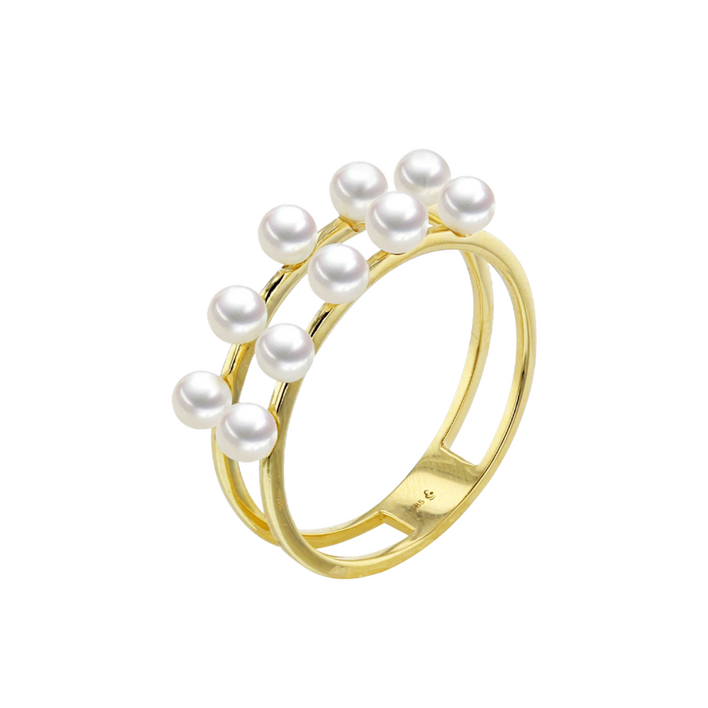 Brogle Selection Ocean freshwater pearl ring