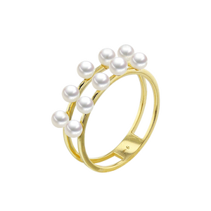 Brogle Selection Ocean freshwater pearl ring