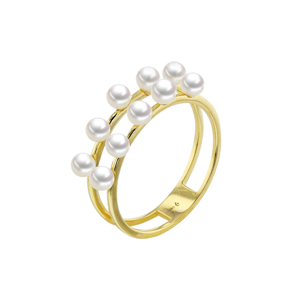 Brogle Selection Ocean freshwater pearl ring