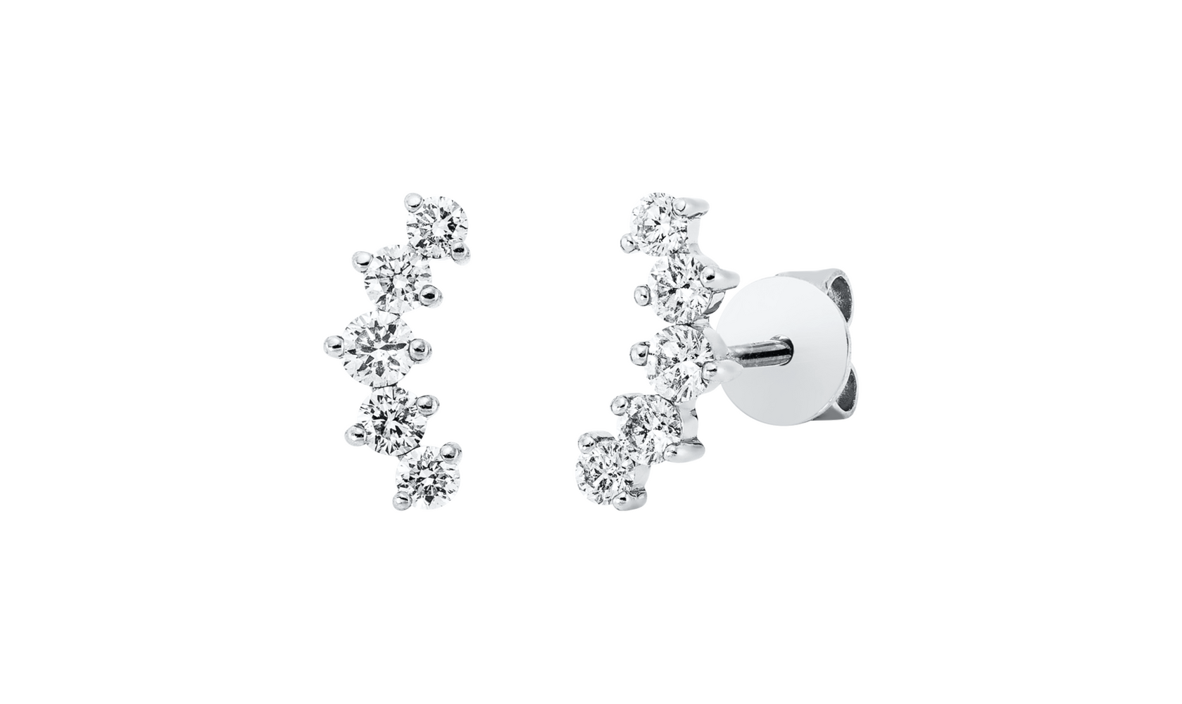 Brogle Classic diamond stud earrings