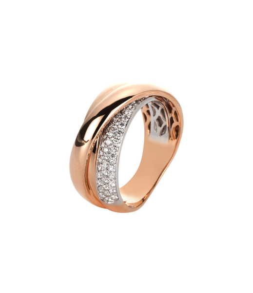 Brogle Classic Bicolor Diamond Ring