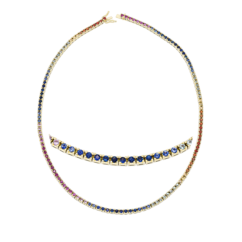 Brogle Selection Saphirkette Rainbow Brogle Selection Saphirkette Rainbow