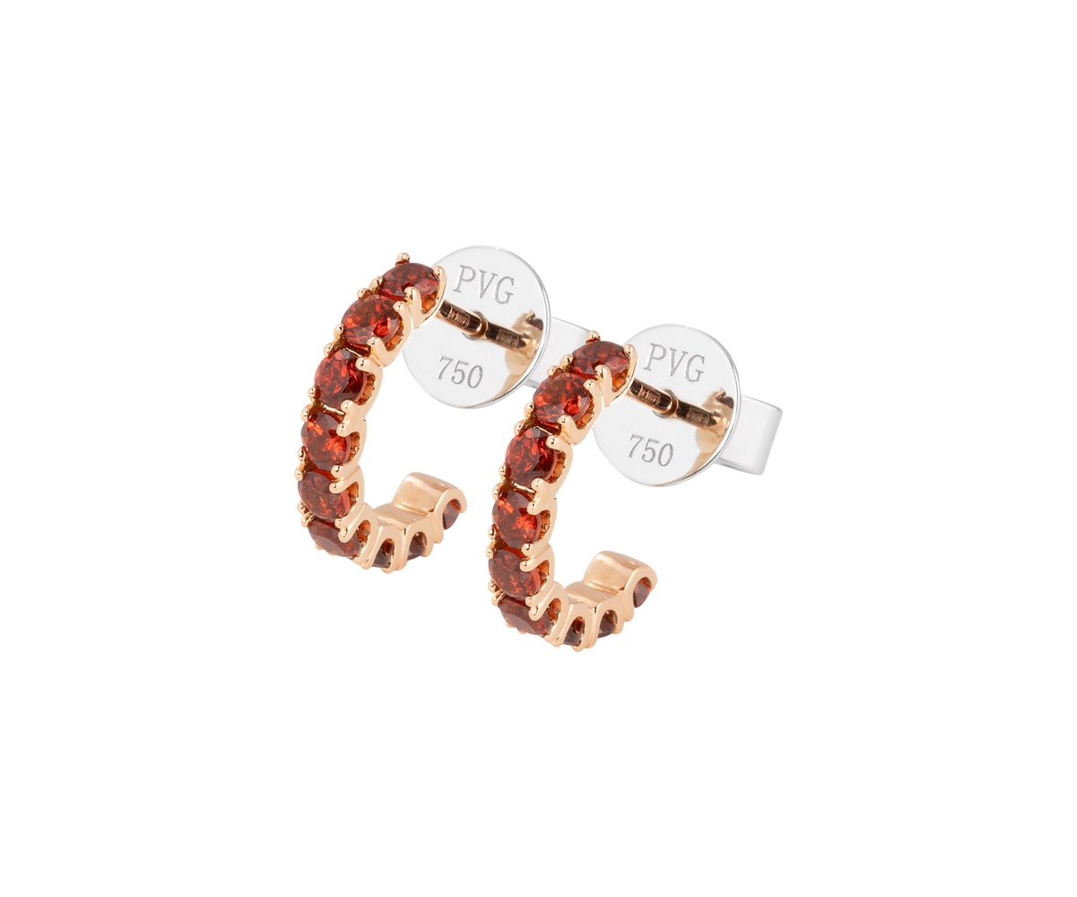 Ponte Vecchio Gioielli Iris hoop earrings