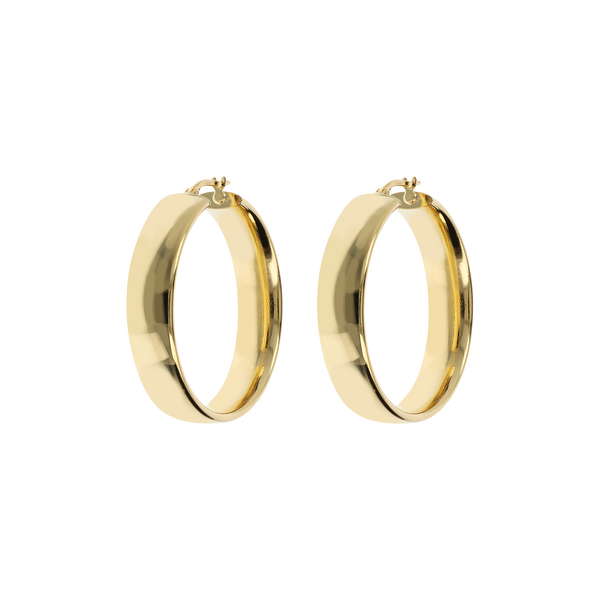 Bronzallure Golden hoop earrings