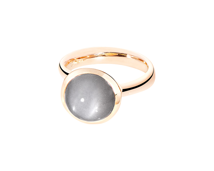 Tamara Comolli Bouton Grauer Mondstein L Ring Tamara Comolli Bouton Grauer Mondstein L Ring