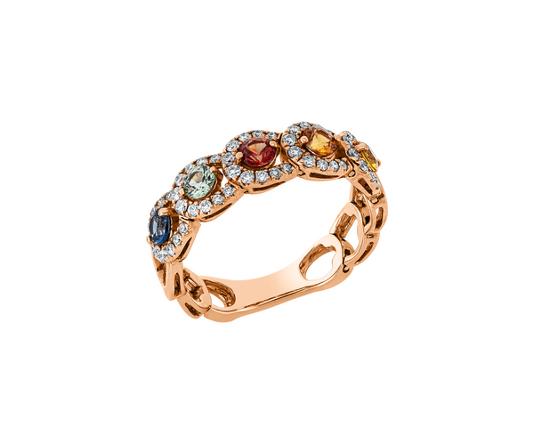 Brogle Classic Saphirring Rainbow