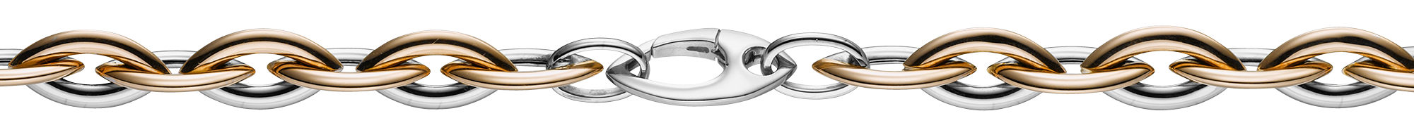 Brogle Classic Bicolor Phantasiearmband 7mm Brogle Classic Bicolor Phantasiearmband 7mm