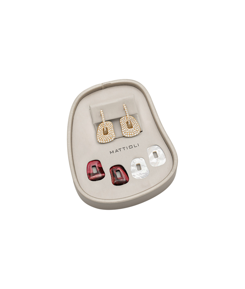 Mattioli Puzzle Ohrringbox, klein mit 3 Puzzle Paaren Mattioli Puzzle Ohrringbox, klein mit 3 Puzzle Paaren