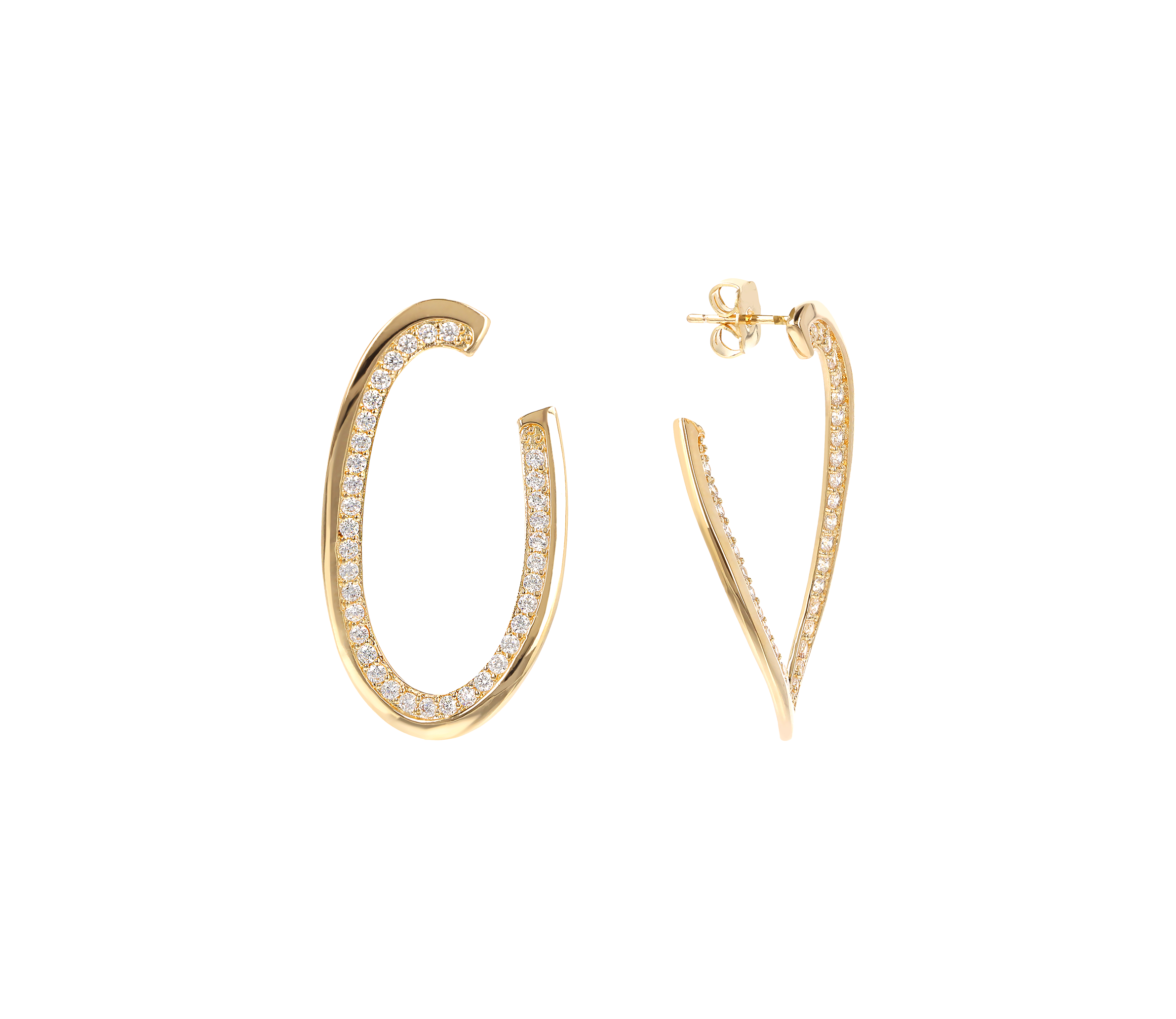 Bronzallure Golden Creolen Bronzallure Golden Creolen